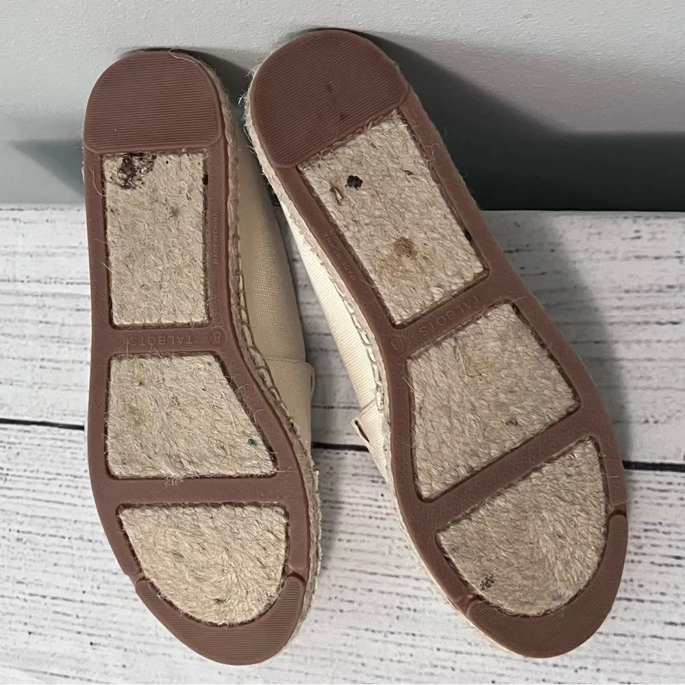 Talbots canvas embroidered
